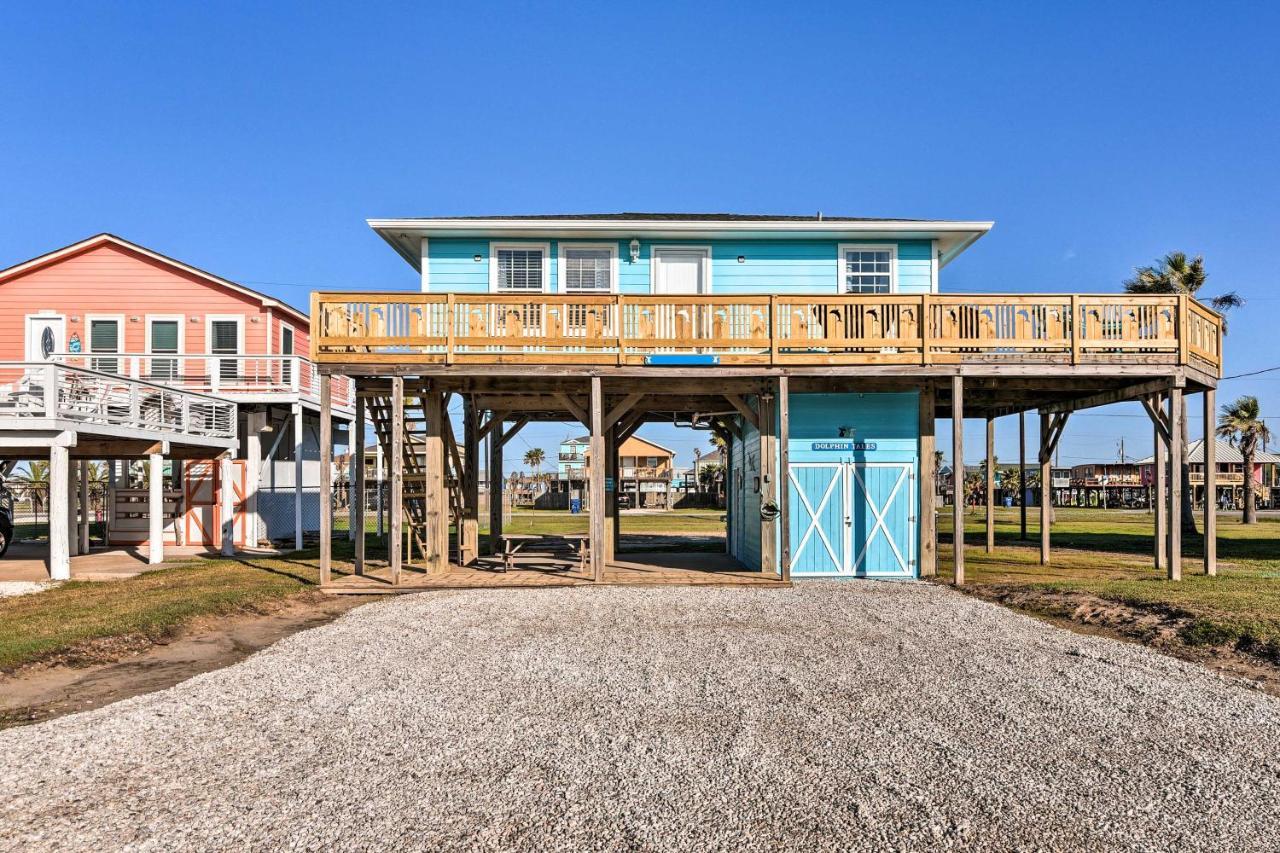 Surfside Escape With Deck About 1 Block To Beach! Freeport Exterior photo