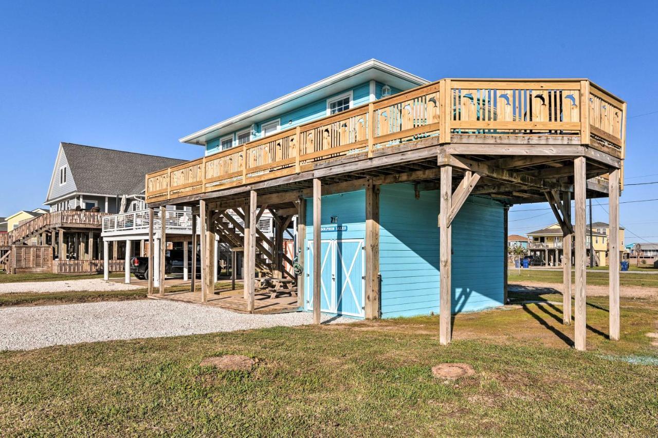 Surfside Escape With Deck About 1 Block To Beach! Freeport Exterior photo