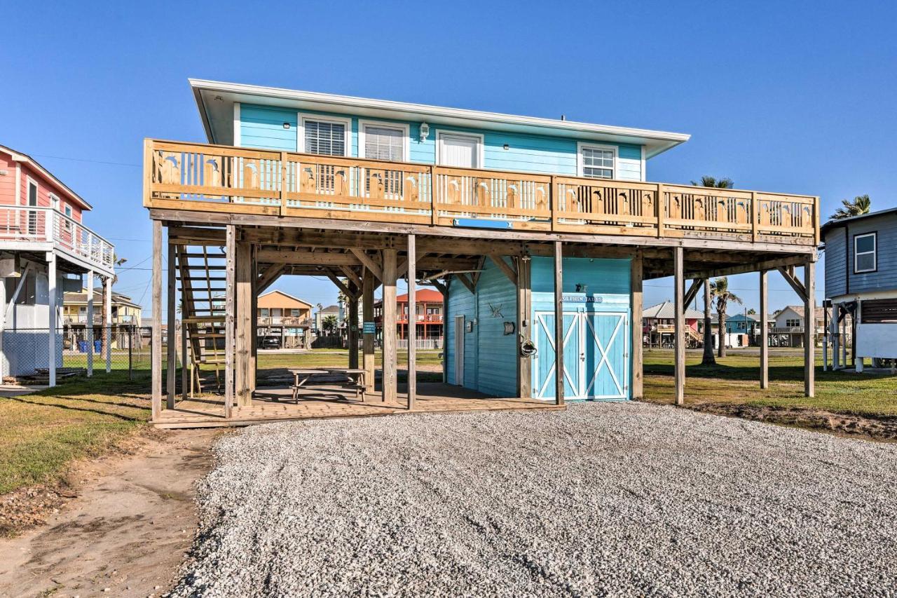 Surfside Escape With Deck About 1 Block To Beach! Freeport Exterior photo